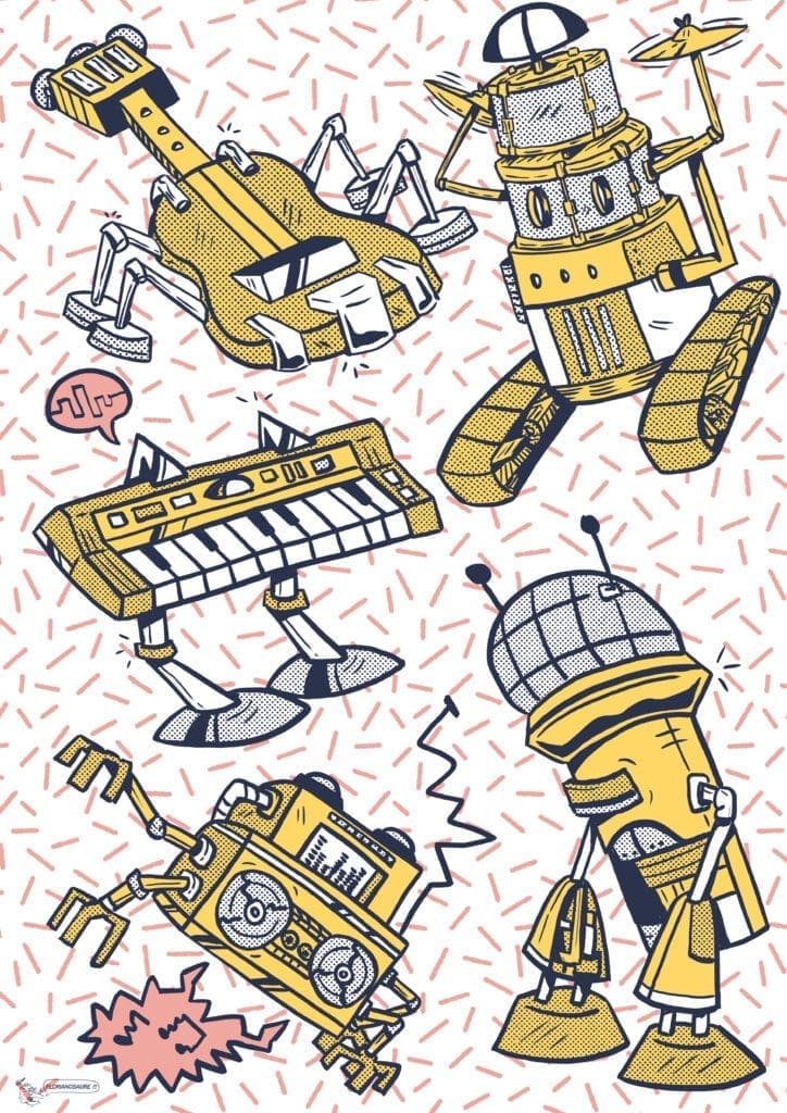 music bots color